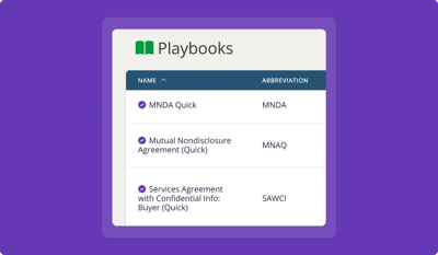 Playbook detail